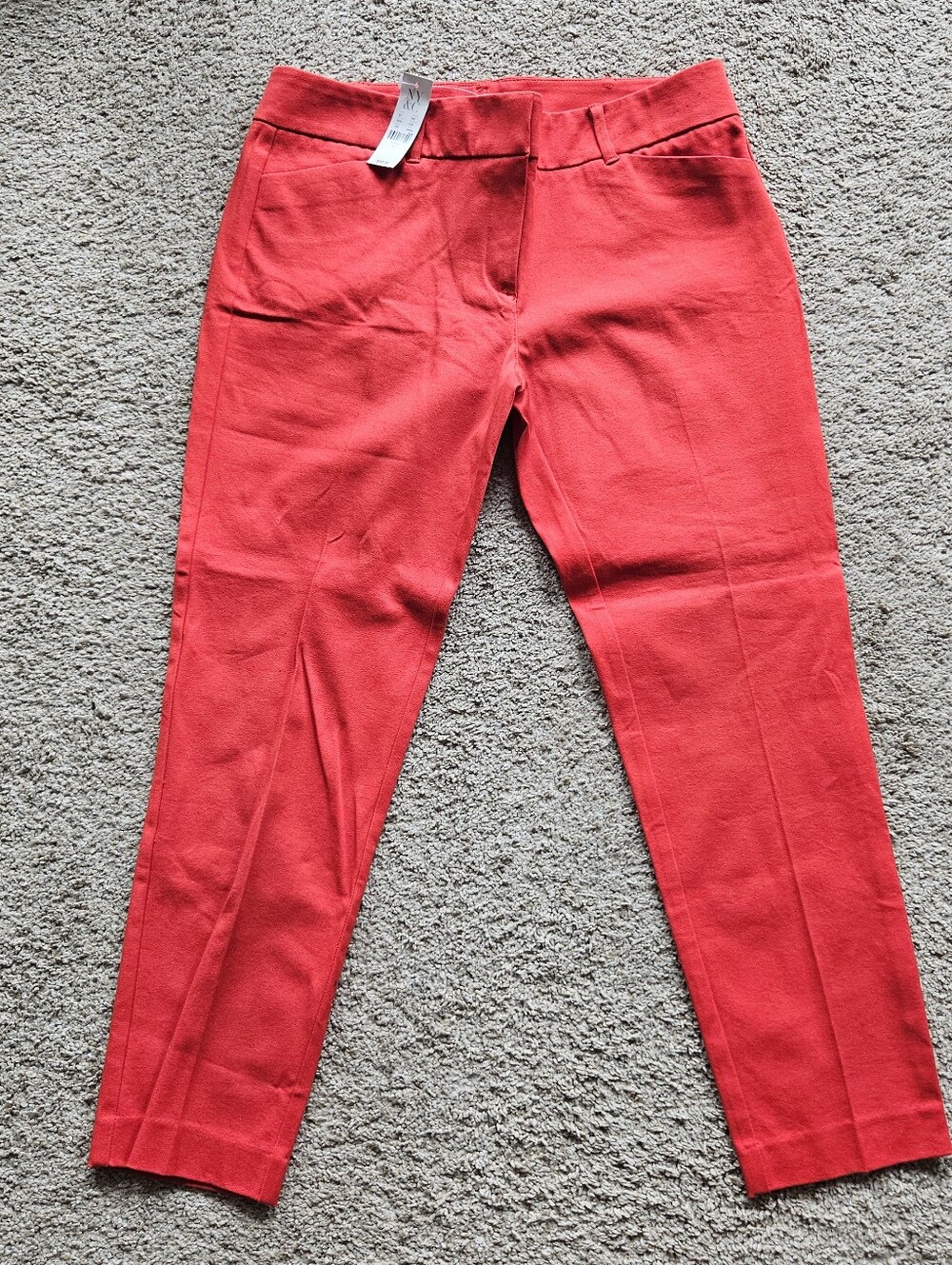 New York & Company Bright Orange Women's Stretch Capris